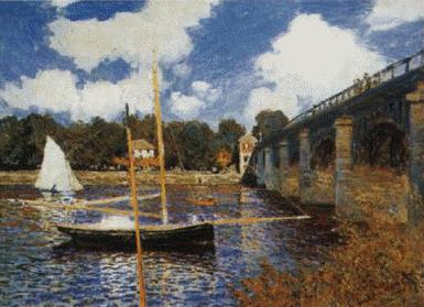 Claude Monet Bridge at Argenteuil China oil painting art